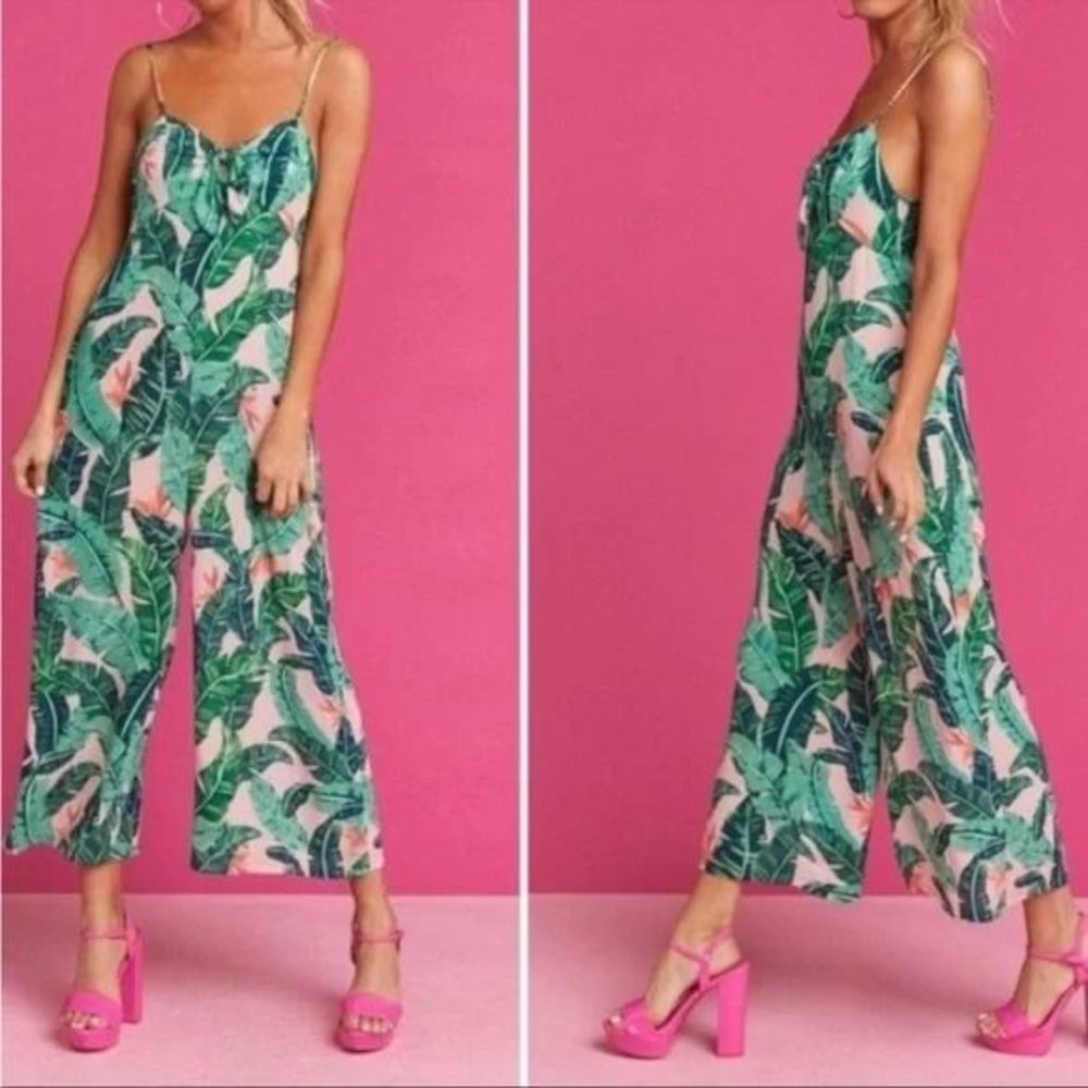 Show Me Your Mumu Paolo Playsuit Beverly Barbie Large Fits Medium